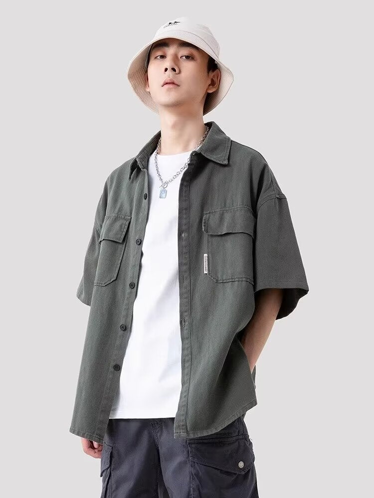 着回し力抜群 カジュアル ファッション 半袖Tシャツ-A841