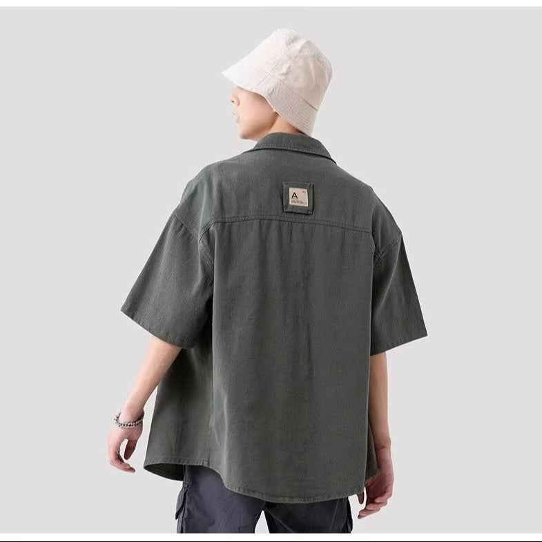 着回し力抜群 カジュアル ファッション 半袖Tシャツ-A841