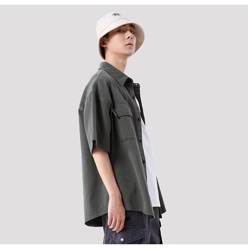 着回し力抜群 カジュアル ファッション 半袖Tシャツ-A841