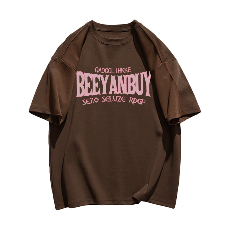 超人気 8色選べる アメカジ オーバーサイズ 半袖Tシャツ-A724