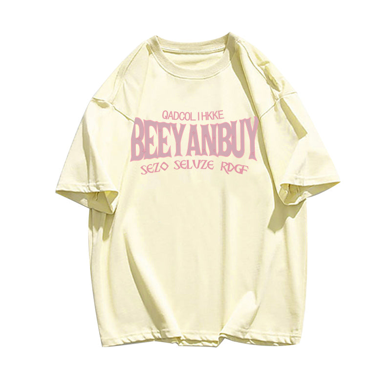 超人気 8色選べる アメカジ オーバーサイズ 半袖Tシャツ-A724