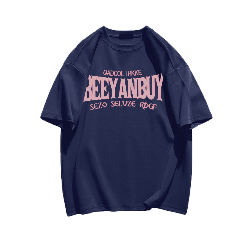 超人気 8色選べる アメカジ オーバーサイズ 半袖Tシャツ-A724