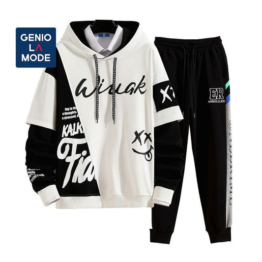 絶対流行セットアップ パーカー+パンツ -A1568