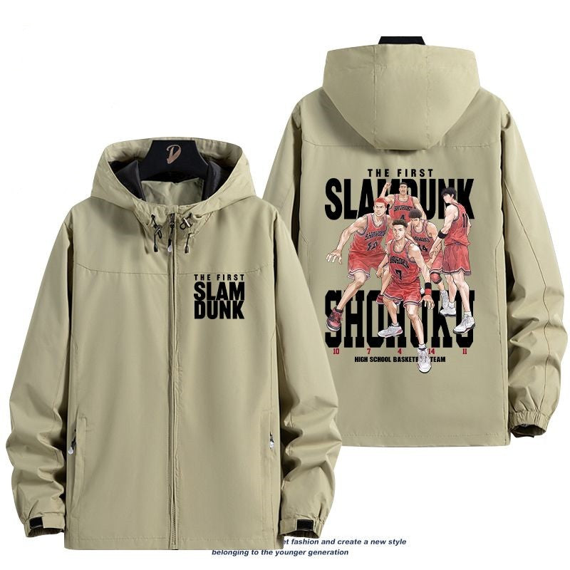 【人気ランキングNO.5】高級感撥水加工 全5色マウンテンパーカー-A1543