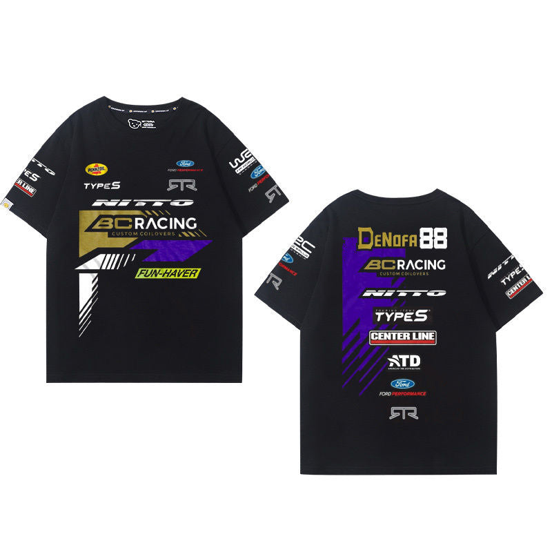 絶対欲しい 海外トレンド カジュアル プリント 半袖Tシャツ 全2色-A917