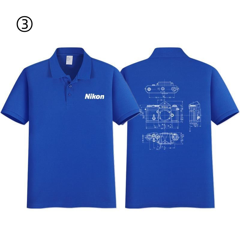 着回し力抜群 おすすめ プリントロゴ 半袖 Tシャツ-A2313