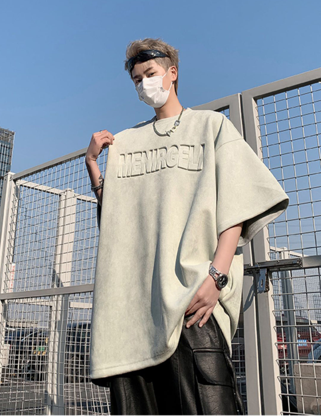数量限定アメカジ 6色選べる オーバーサイズ 半袖Tシャツ-A726