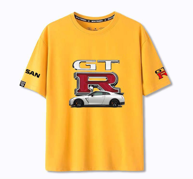 着回し力抜群 個性派 プリント 半袖Tシャツ 全6色-A899