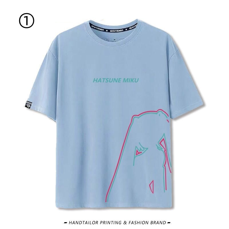 売れ筋 大人可愛い 激安セール 着回し力抜群 おすすめ プリントロゴ 半袖 Tシャツ-A2474