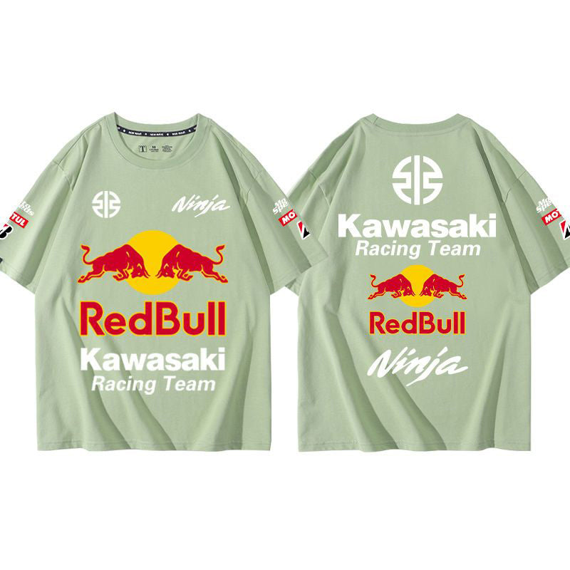 新作 上品 9色選べる レーシングスーツTシャツ半袖 A705