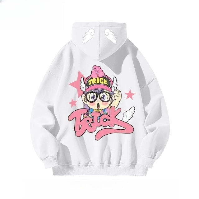 好感度UP ファッション プリントロゴ パーカーins-4249