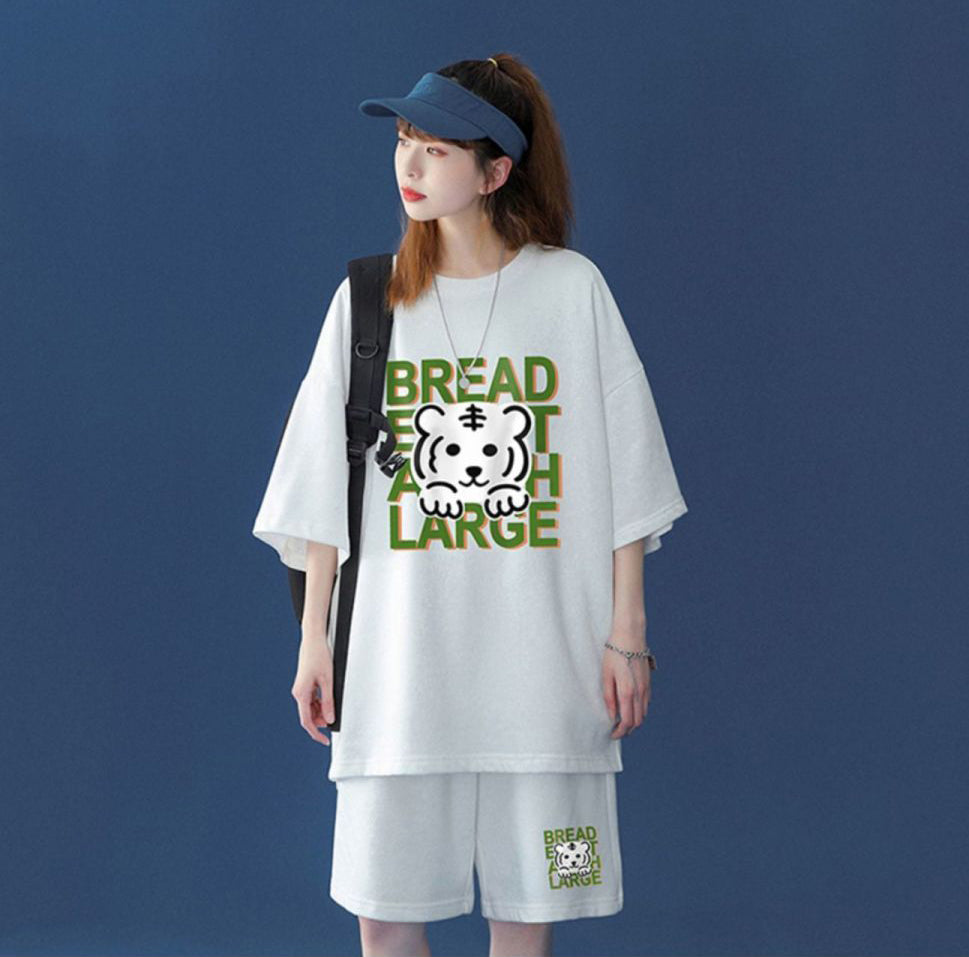 超人気 上質 カジュアル 半袖Tシャツⅹパンツセット全4色-A746