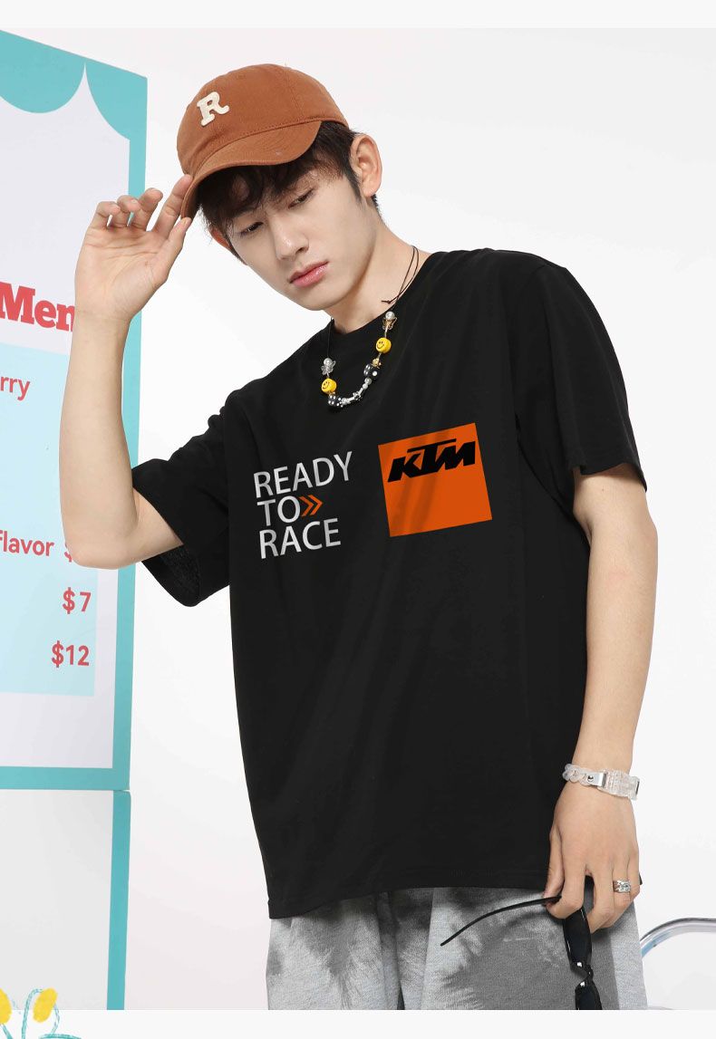 早い者勝ち 個性派ファッション プリント 半袖Tシャツ 全5色-A963