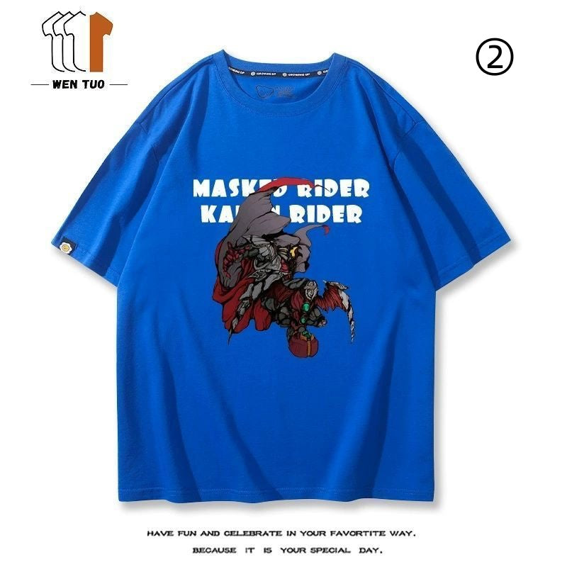 美人度アップ 絶対欲しい おすすめ プリントロゴ 半袖 Tシャツ-A2433