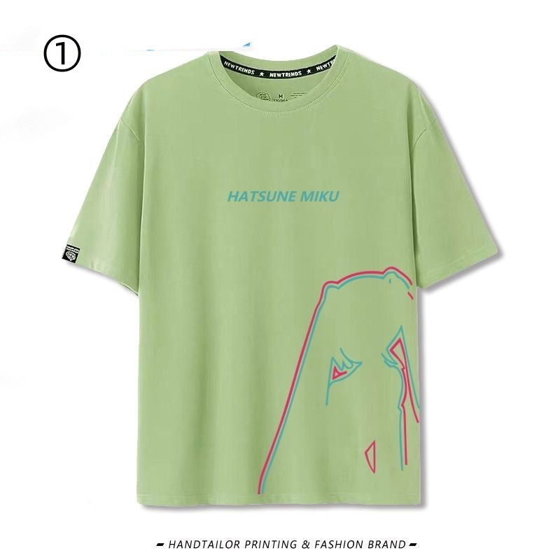売れ筋 大人可愛い 激安セール 着回し力抜群 おすすめ プリントロゴ 半袖 Tシャツ-A2474