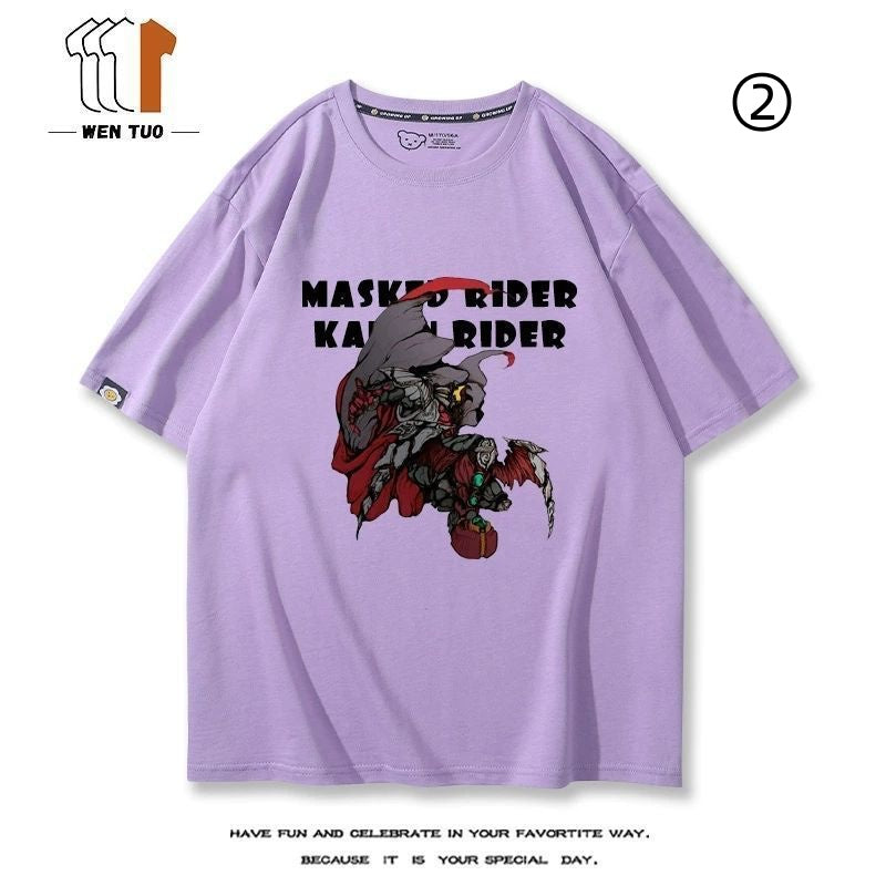 美人度アップ 絶対欲しい おすすめ プリントロゴ 半袖 Tシャツ-A2433