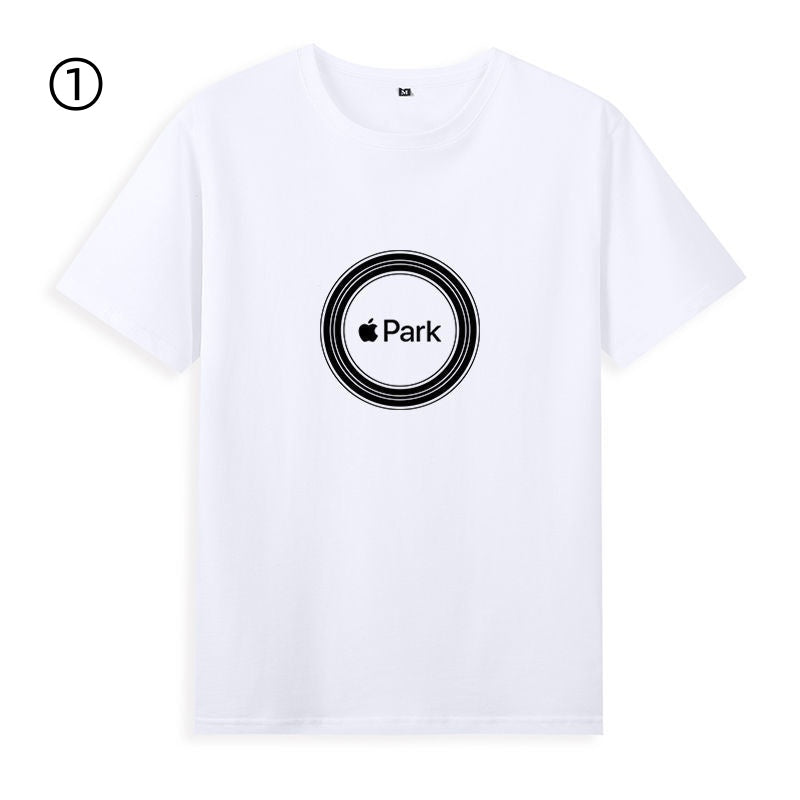 絶対欲しい おすすめ プリントロゴ 半袖 Tシャツ-A2360