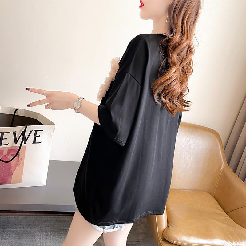 【半額!期間限定!!】オシャレ度満点 高級感溢れる 3色選択可 Tシャツ カットソー<ins-3255>