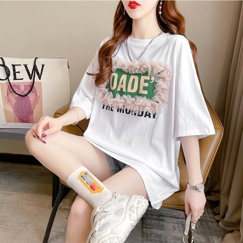 【半額!期間限定!!】オシャレ度満点 高級感溢れる 3色選択可 Tシャツ カットソー<ins-3255>