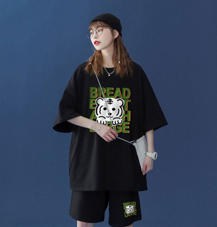 超人気 上質 カジュアル 半袖Tシャツⅹパンツセット全4色-A746