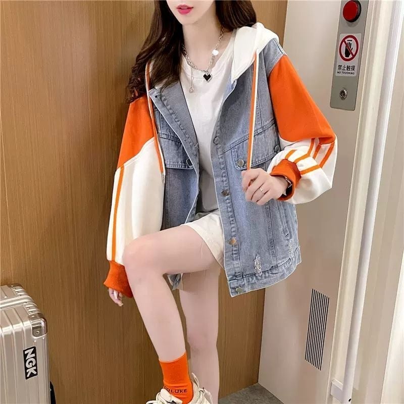 絶対欲しい  新作 ファッション 個性派  デニムジャケット<ins-6194>