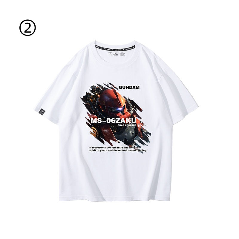 おすすめ 着回し力抜群 おすすめ プリントロゴ 半袖 Tシャツ-A2553