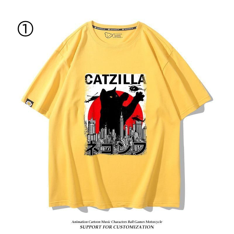 絶対流行 おすすめ プリントロゴ 半袖 Tシャツ-A2373