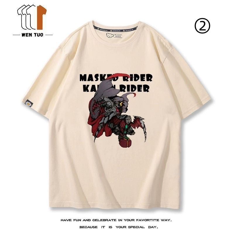 美人度アップ 絶対欲しい おすすめ プリントロゴ 半袖 Tシャツ-A2433