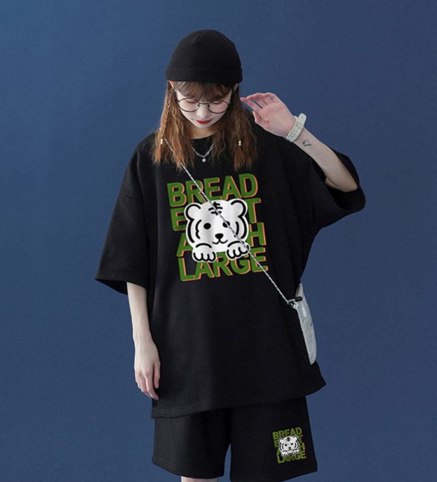 超人気 上質 カジュアル 半袖Tシャツⅹパンツセット全4色-A746