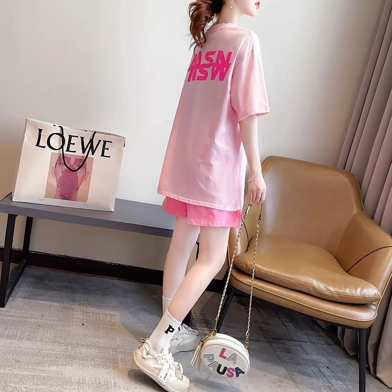 好感度UP ファッション カジュアル 上質 Tシャツⅹパンツセット<ins-8456>