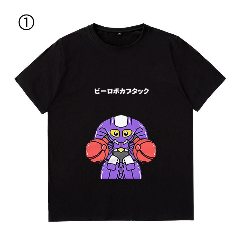 絶対欲しい 着回し力抜群 おすすめ プリントロゴ 半袖 Tシャツ-A2488