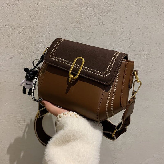 オシャレ度満点 一目惚れ レトロ メッセンジャーバッグ<ins-3087>