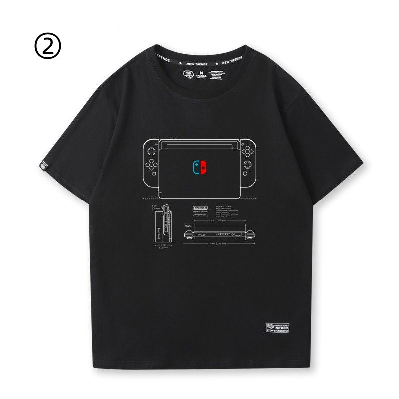 主役級 売り切れ必至 着回し力抜群 おすすめ プリントロゴ 半袖 Tシャツ-A2459