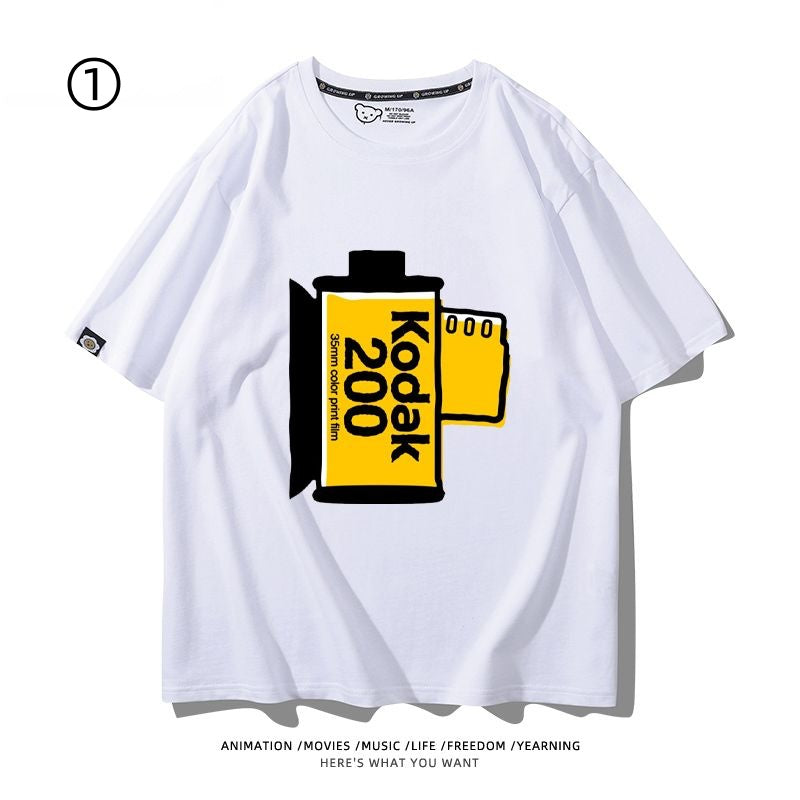 早い者勝ち おすすめ プリントロゴ 半袖 Tシャツ-A2342