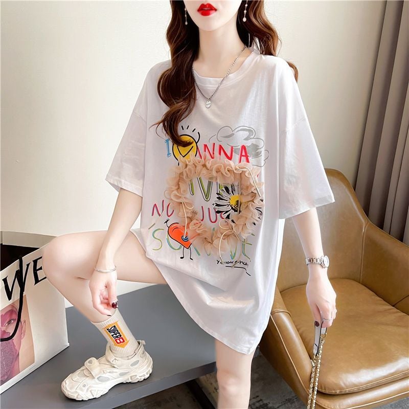 話題沸騰中 オシャレ度満点 高級感溢れる 3色選択可 Tシャツ カットソー<ins-8293>