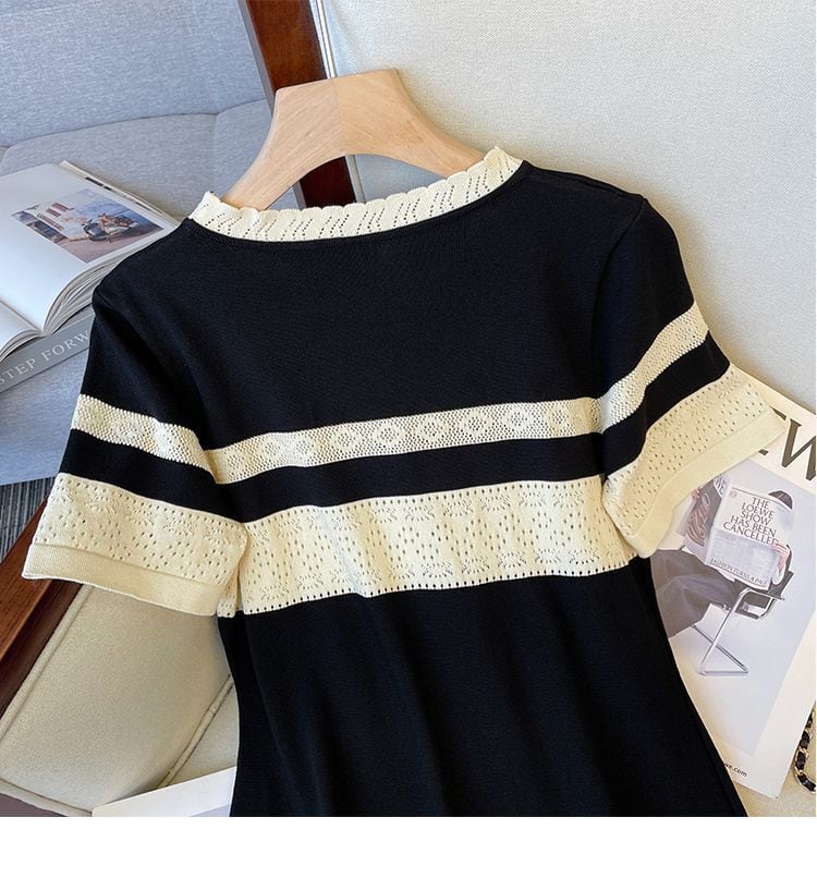 【半額!期間限定!!】おすすめ エレガント 切り替え Aライン ワンピース<ins-8421>