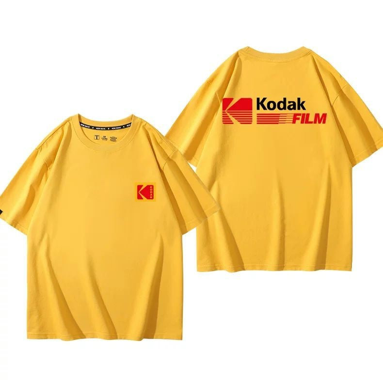 定番シンプル おすすめ プリントロゴ 半袖 Tシャツ-A2338