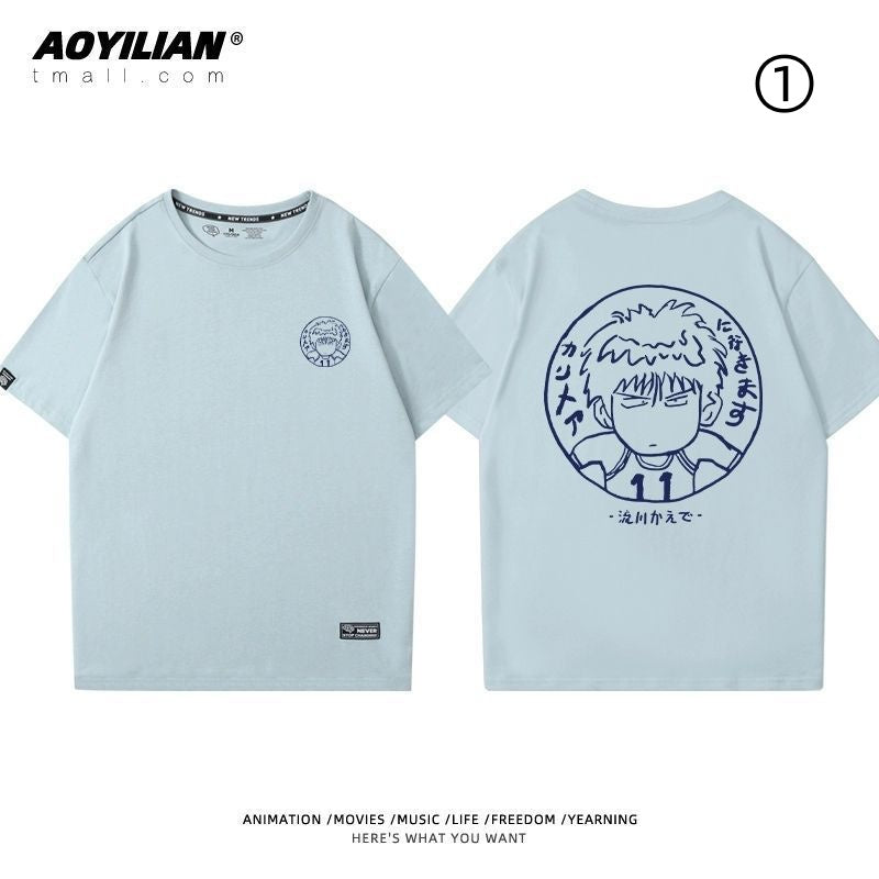 好感度UP 絶対流行 着回し力抜群 おすすめ プリントロゴ 半袖 Tシャツ-A2469