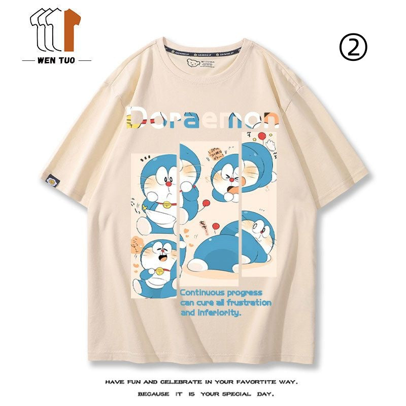 定番シンプル 着回し力抜群 おすすめ プリントロゴ 半袖 Tシャツ-A2535