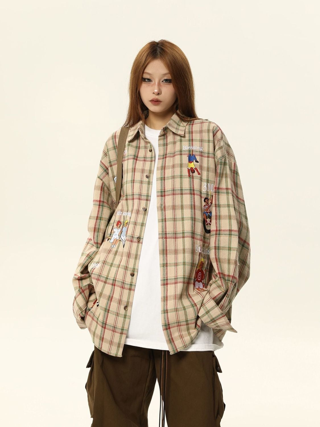 大活躍 ファッション 個性派 シャツ<ins-6520>