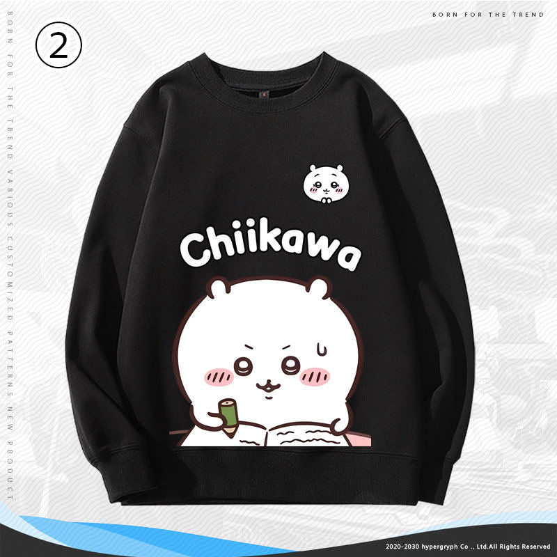 活躍する優秀アイテム  大人可愛い カジュアル プリント 2色 3種選択可 パーカー -A1468