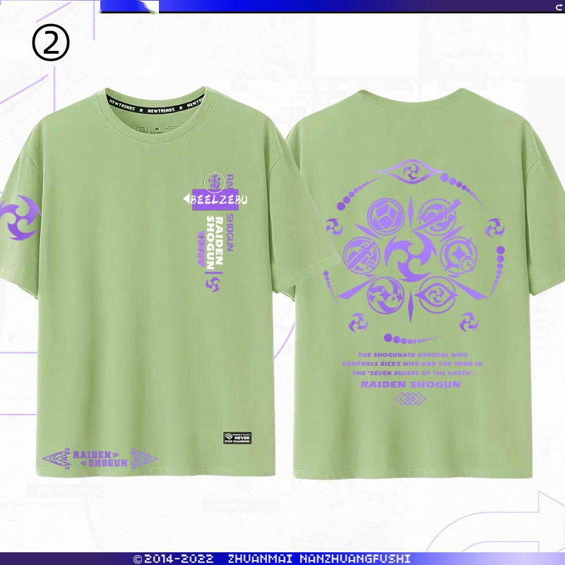 着回し力抜群 おすすめ プリントロゴ 半袖 Tシャツ-A2440