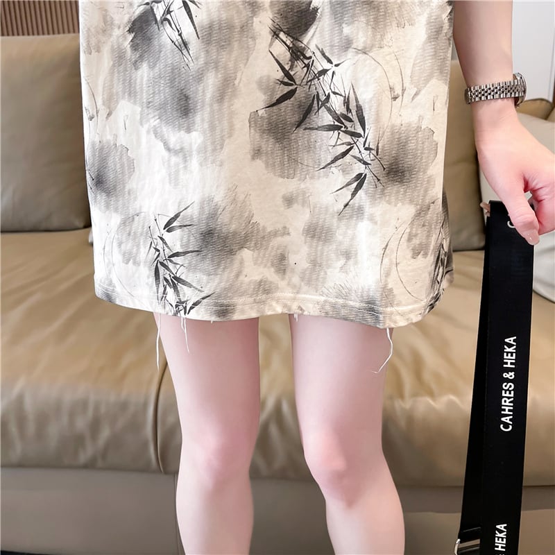 新商品 オシャレ度満点 高級感溢れる 2色選択可 Tシャツ カットソー<ins-8277>