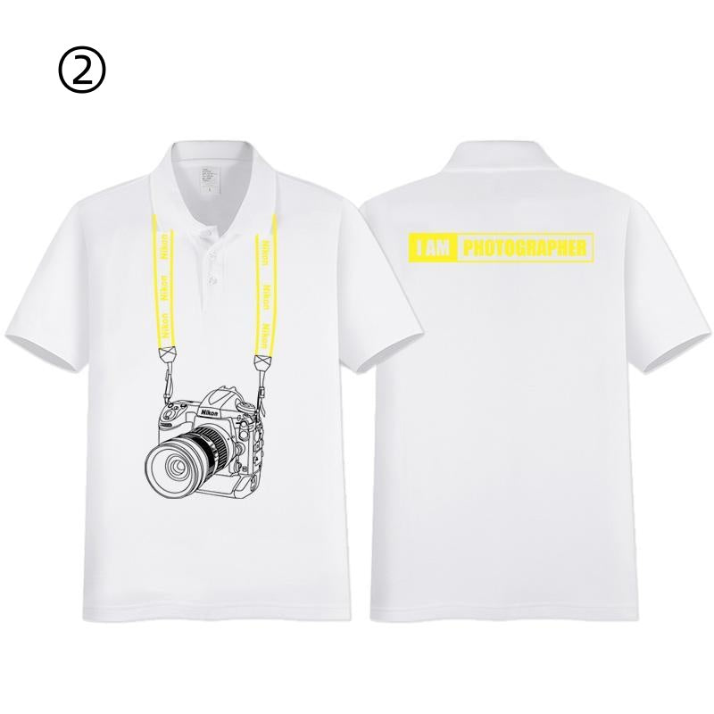 着回し力抜群 おすすめ プリントロゴ 半袖 Tシャツ-A2313