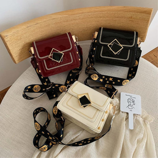 オシャレ感たっぷり 高級感 3色選択可 メッセンジャーバッグ<ins-2991>