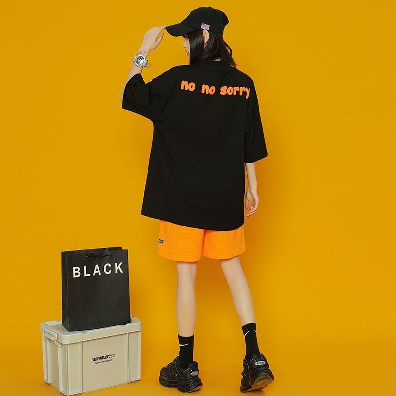 超人気上質 シンプル 半袖Tシャツⅹパンツセット<ins-8126>