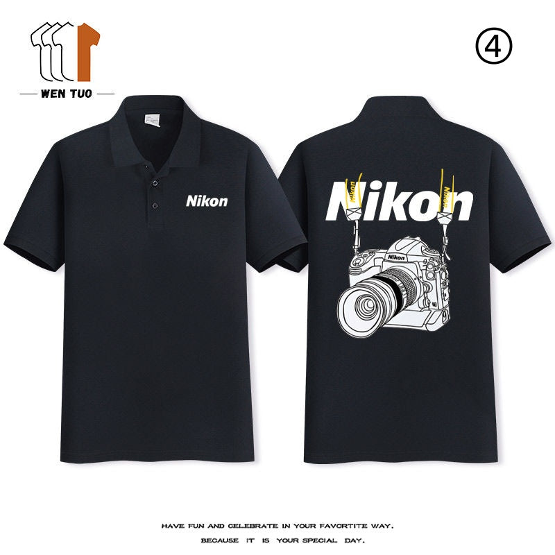 主役級 着回し力抜群 おすすめ プリントロゴ 半袖 Tシャツ-A2495