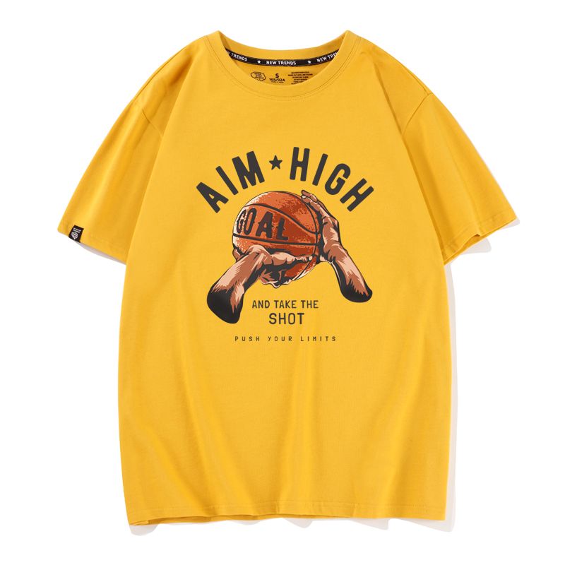 絶対欲しい 大活躍 おすすめ プリントロゴ 半袖 Tシャツ-A2645