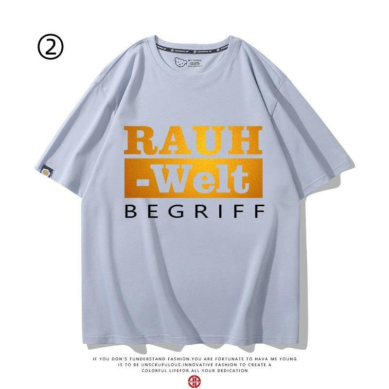 カジュアル 美人度アップ 売り切れ必至 おすすめ プリントロゴ 半袖 Tシャツ-A2382