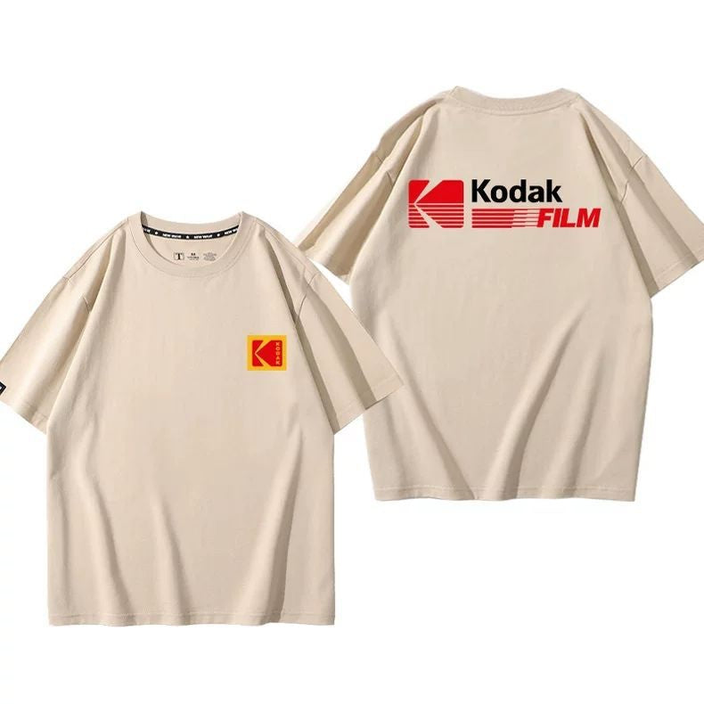 定番シンプル おすすめ プリントロゴ 半袖 Tシャツ-A2338